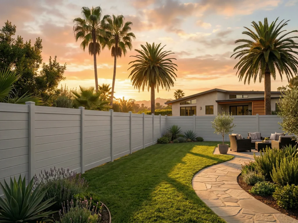 Main Gray Vinyl Fences