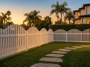 Main Vinyl Dog-Ear Picket Fences